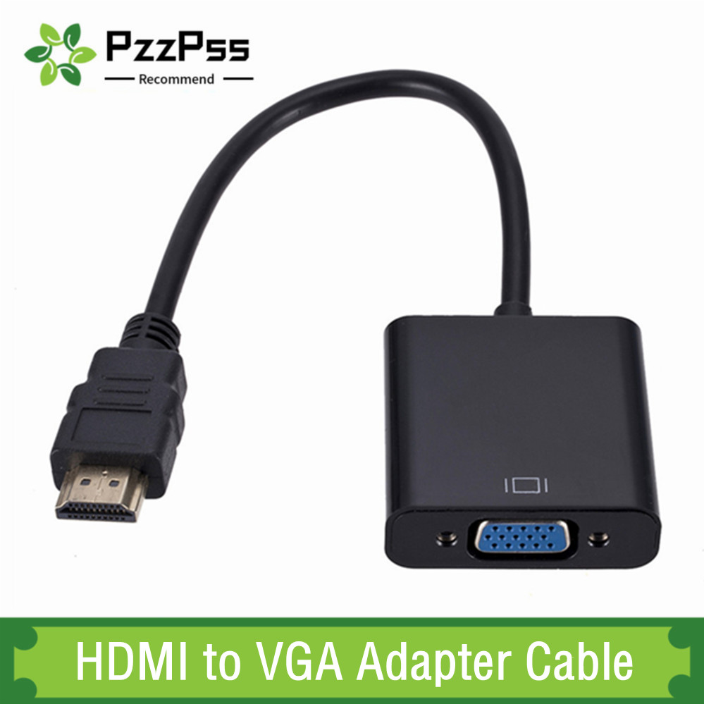 hdmi-compatible to vga adapter 1080p digital to analog converter cable for xbox ps4 pc laptop tv box to projector displayer hdtv