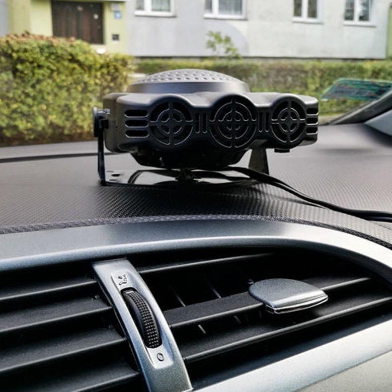 portable car heater & defroster with fan