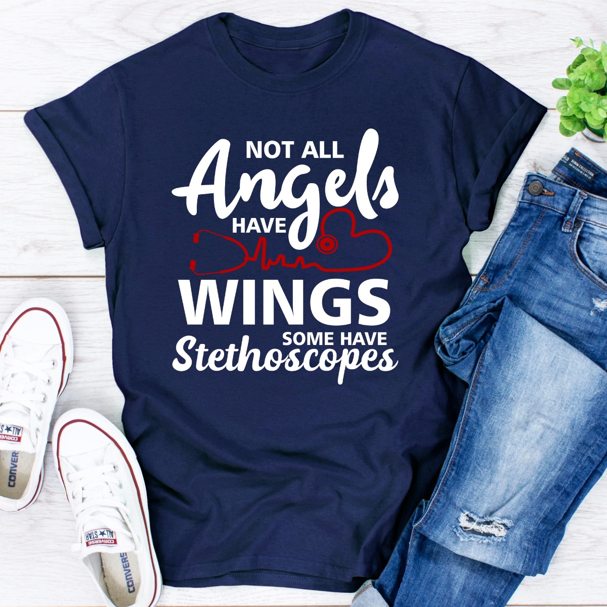 not all angels have wings some have stethoscopes