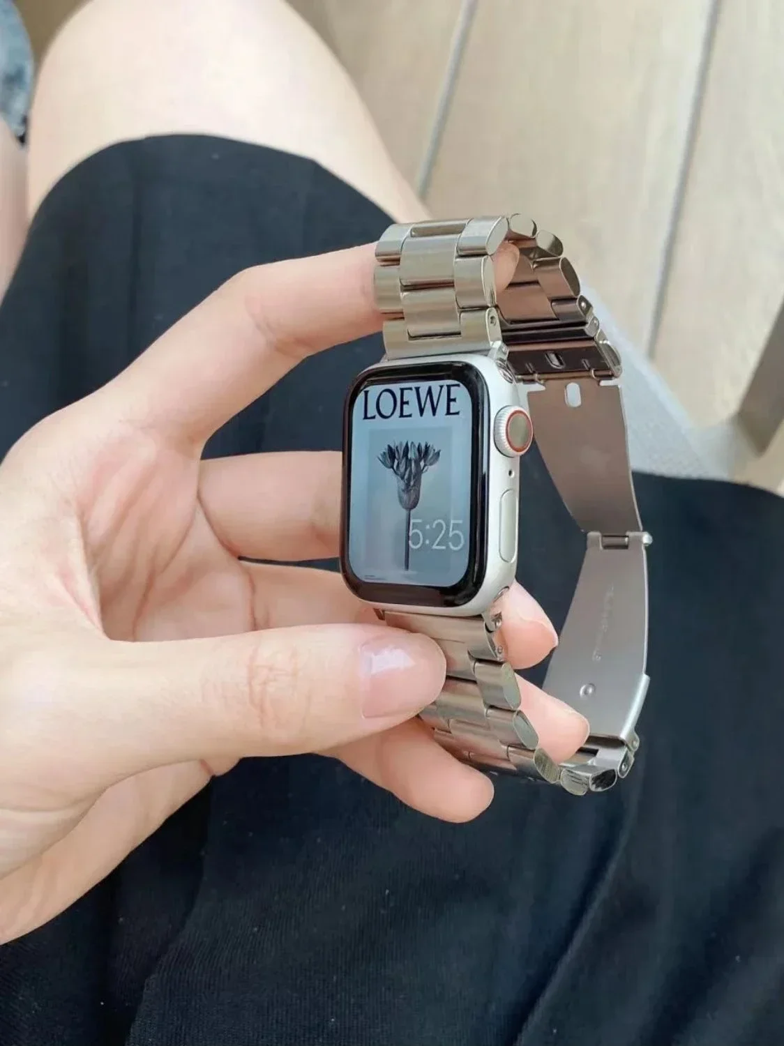 Stainless Steel titanium alloy Strap For Apple Watch Band 44mm 45mm 49mm 41mm 40mm Bracelet iwatch Series 3/4/5/6/7/8/9/Ultra 2