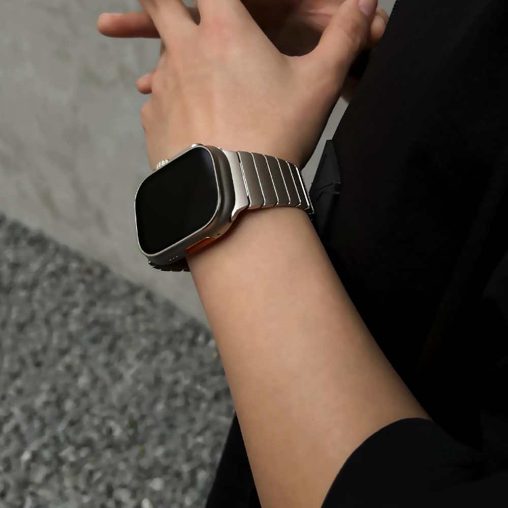 Stainless Steel Men Strap For Apple Watch Series 10 46mm Ultra 2/1 49mm 9 8 7 45mm Link Bracelet for Iwatch 6 5 4 SE 44mm Band