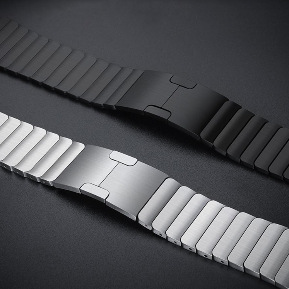 Stainless Steel Men Strap For Apple Watch Series 10 46mm Ultra 2/1 49mm 9 8 7 45mm Link Bracelet for Iwatch 6 5 4 SE 44mm Band