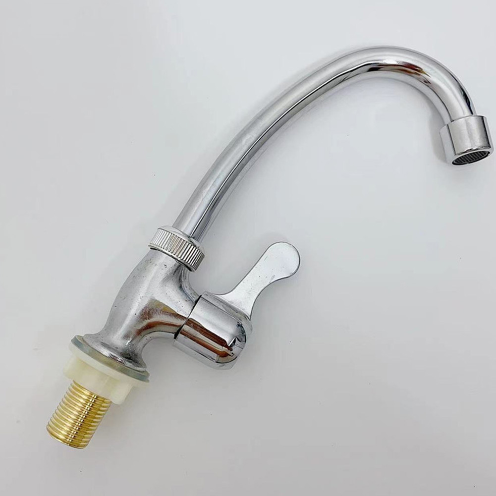Kitchen Vertical Dish Basin Faucet Plastic Steel Kitchen Faucet Water Purifier Single Lever Hole Cold Tap Kitchen Accessories