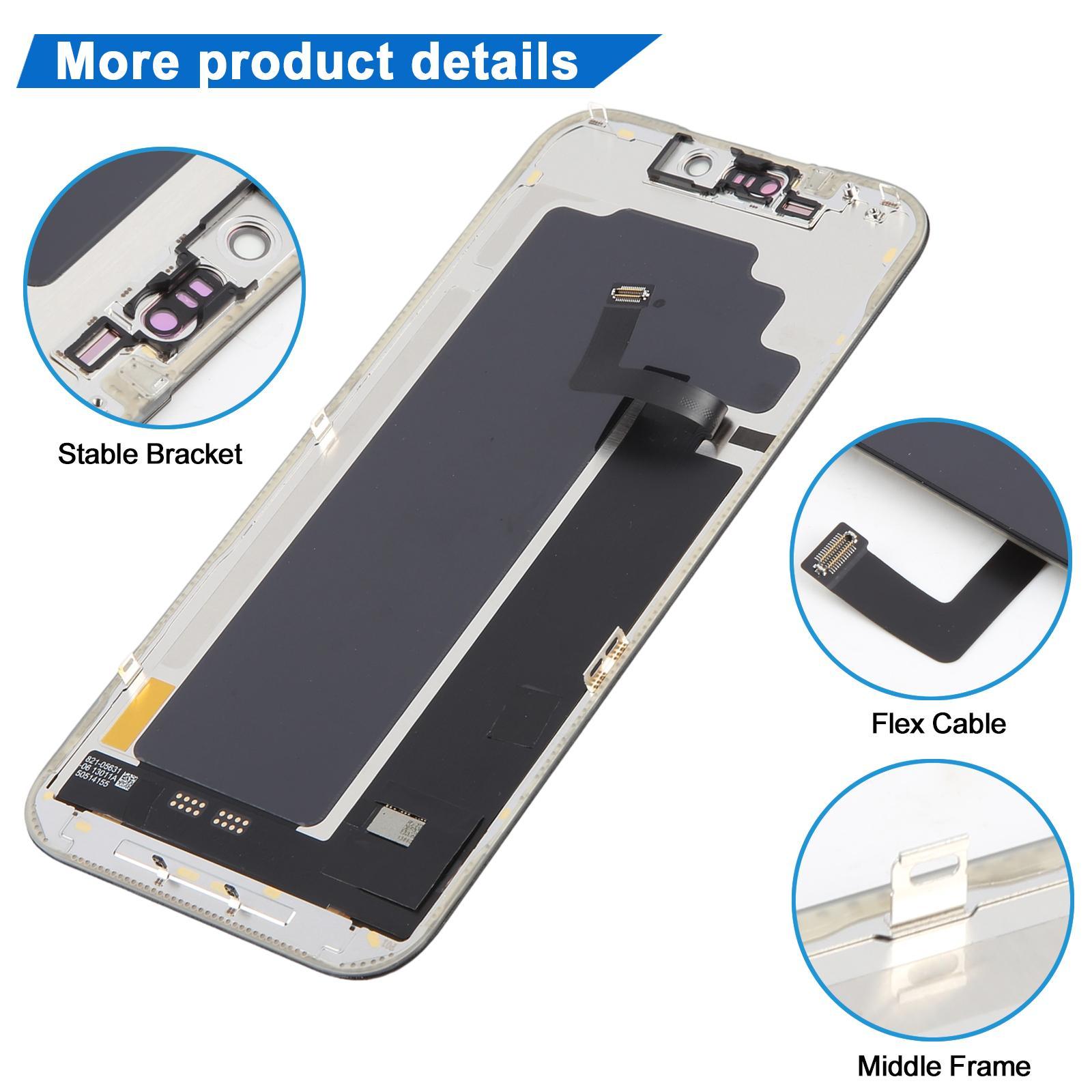 JK Soft OLED LCD Screen For iPhone 17 Pro Max