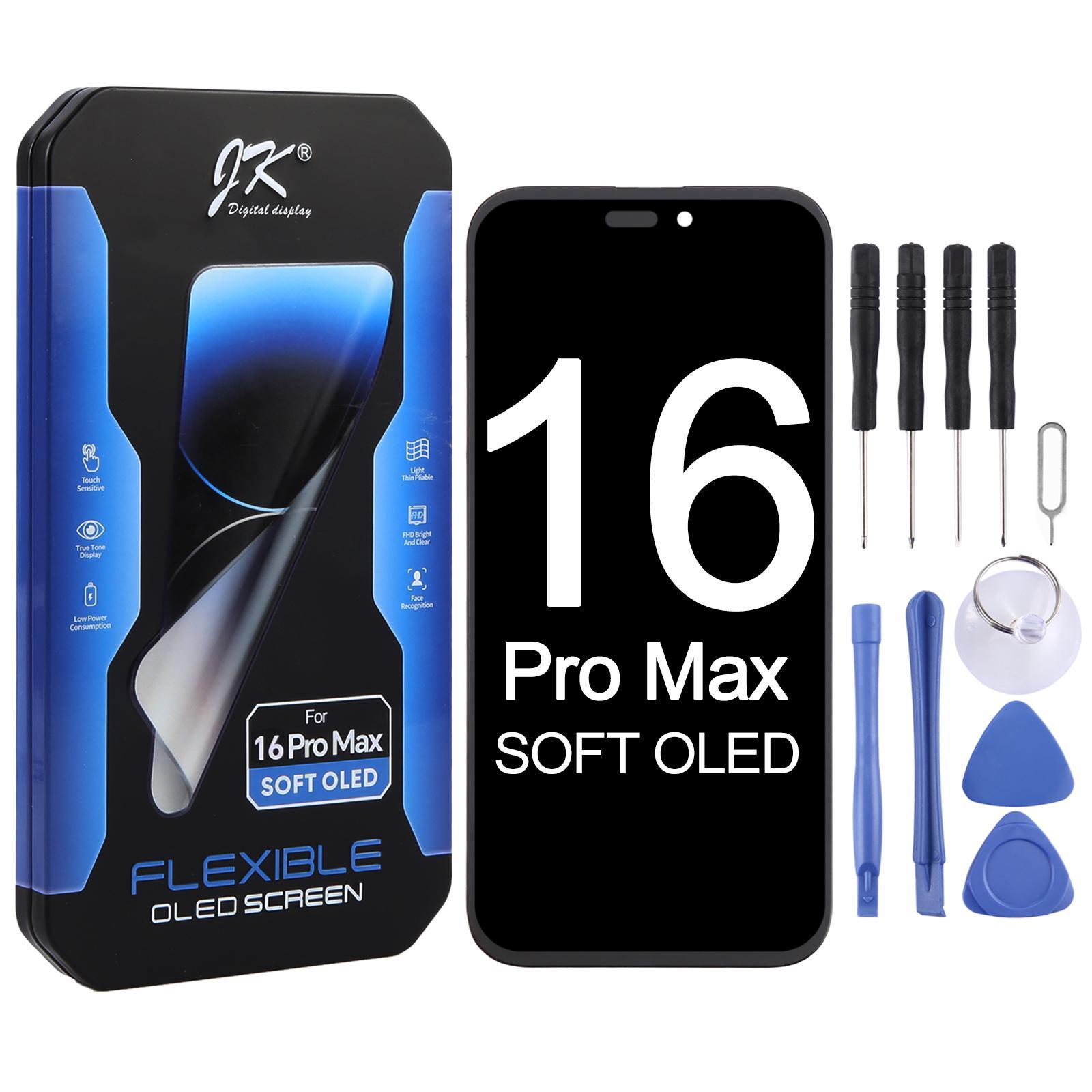 JK Soft OLED LCD Screen For iPhone 17 Pro Max