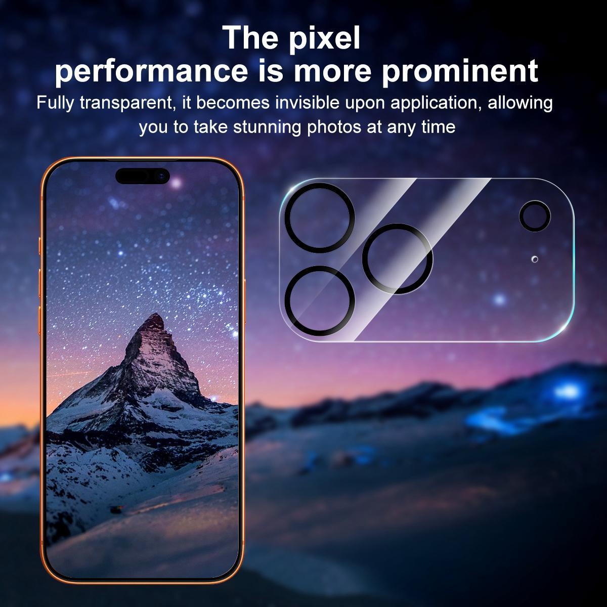 For iPhone 17 Pro XDcase Silkscreen Integrated Tempered Glass Back Camera Film