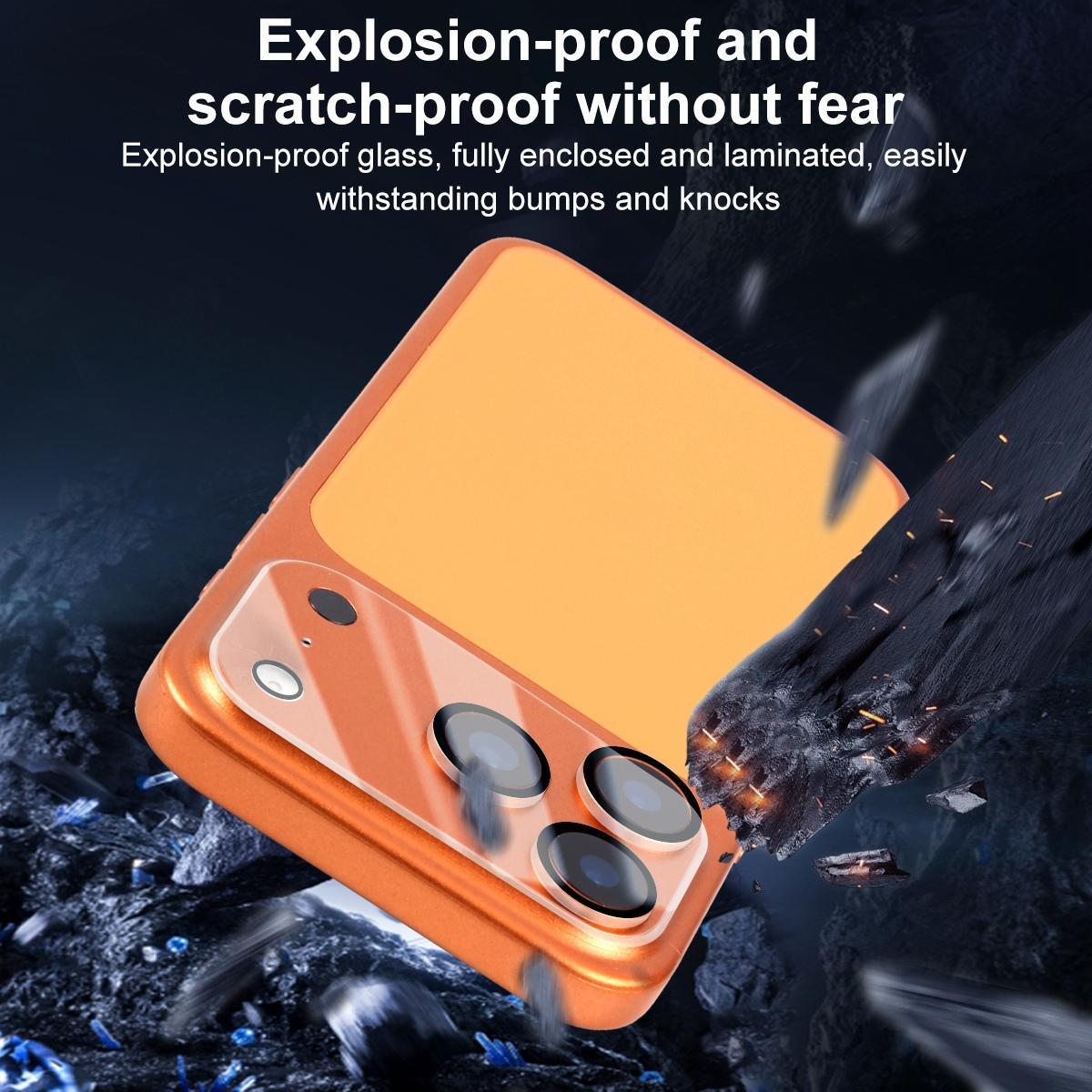 For iPhone 17 Pro XDcase Silkscreen Integrated Tempered Glass Back Camera Film