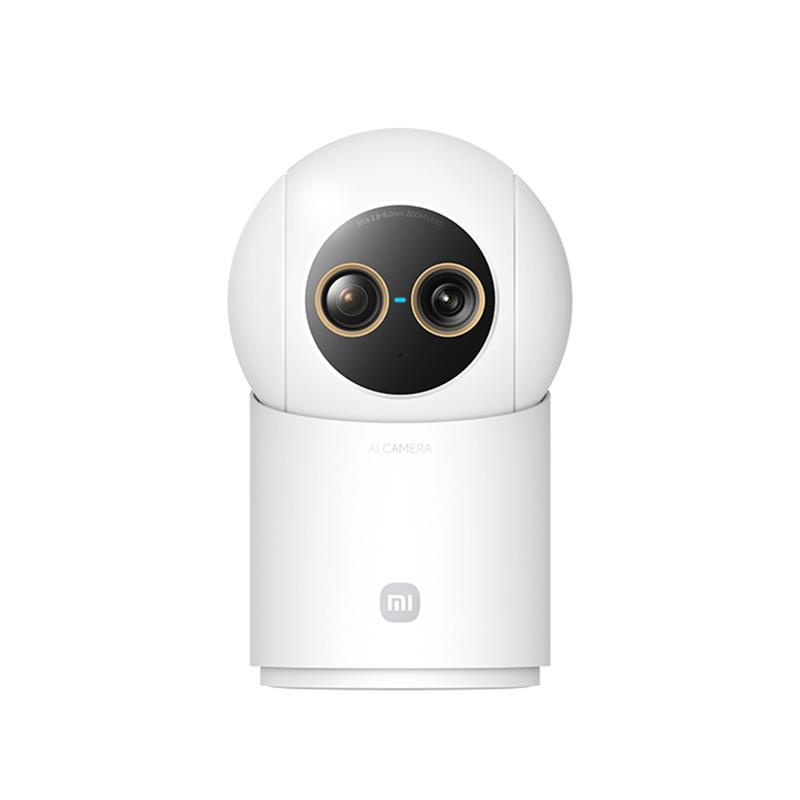 Original Xiaomi Mijia Smart Camera 4 9X Zoom Edition Baby Pet AI Facial Recognition Gesture Call Two-way Voice Camera For Mi Home APP, Plug:US Plug(White)