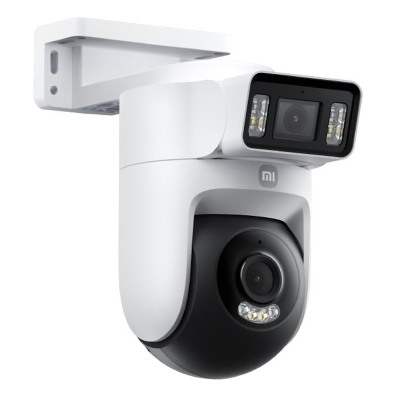 Original Xiaomi Mijia Smart Camera 4 9X Zoom Edition Baby Pet AI Facial Recognition Gesture Call Two-way Voice Camera For Mi Home APP, Plug:US Plug(White)