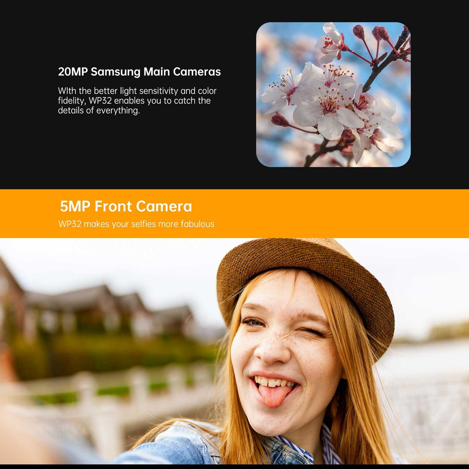 HK Warehouse Oukitel WP32, 4GB+128GB, IP68-IP69K, 5.93 inch Android 13 Unisoc Tiger T606 Octa-core, NFC, OTG, Network: 4GGreen