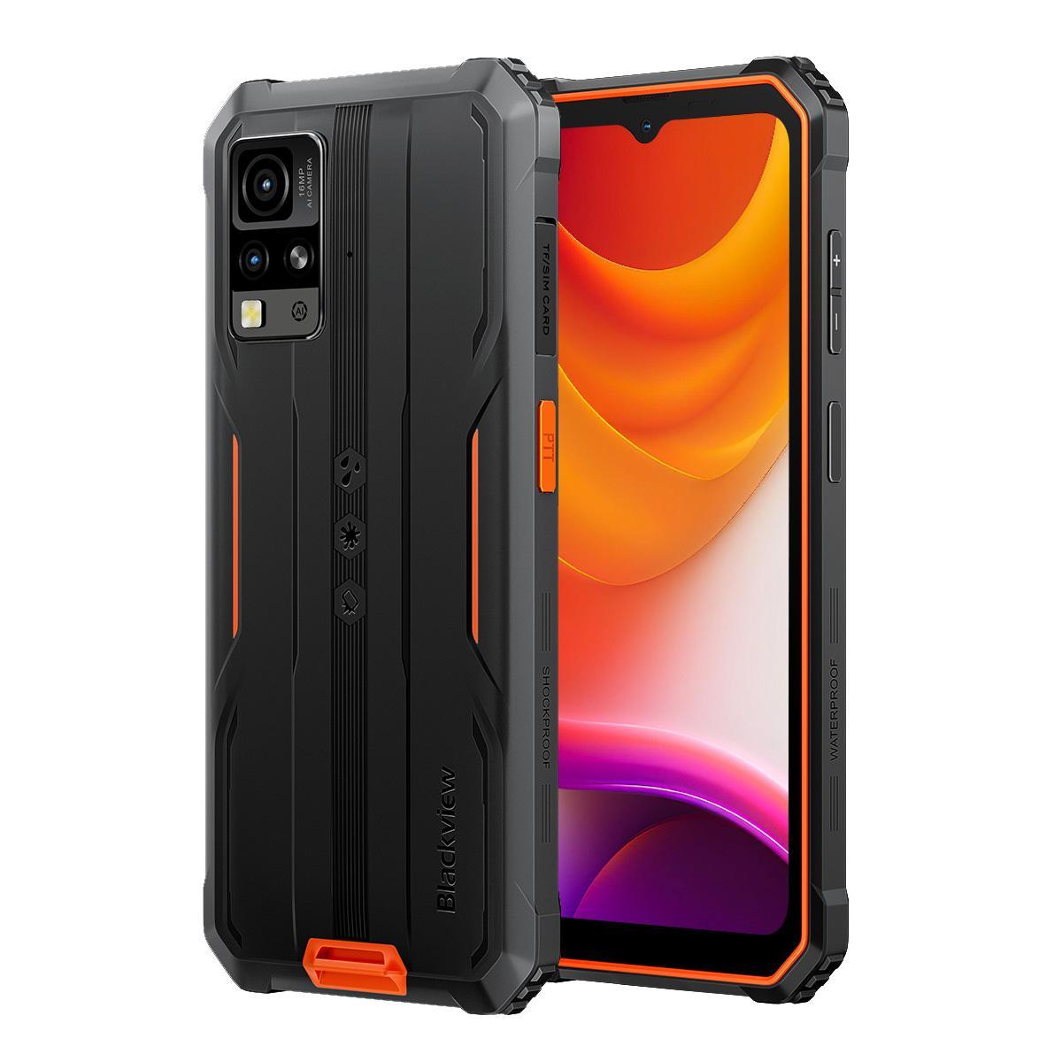 HK Warehouse Blackview BV4800 SE Rugged Phone, 4GB+64GB, 6.56 inch Android 15 UMS9320E T615 Octa Core, Network: 4G, OTG, NFC Orange