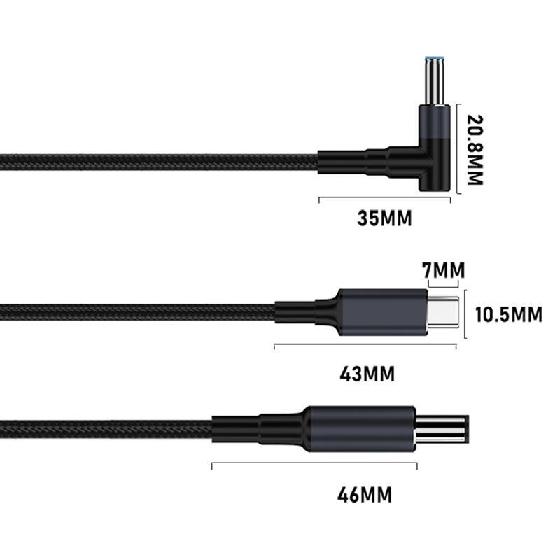 1.8m 140W Type-C to DC Laptop Charging Cable, Model:DC4.5x3.0mm For ASUS