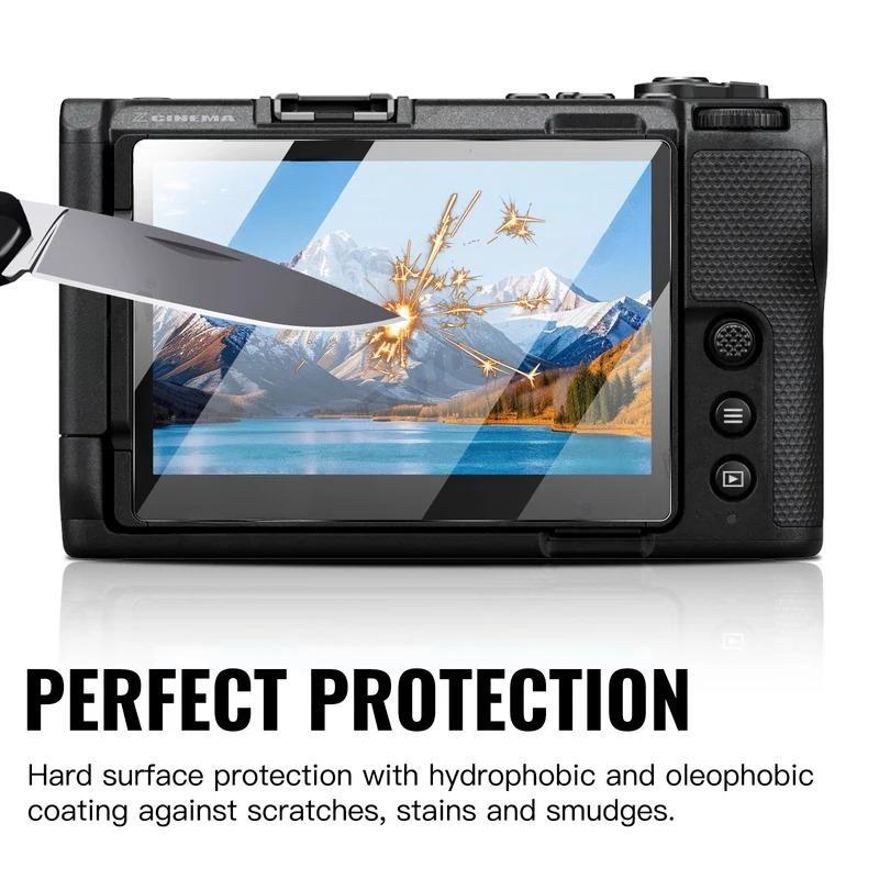 For Nikon ZR 2pcs HD Anti-Scratch Anti-Fingerprint Tempered Glass FilmTransparent