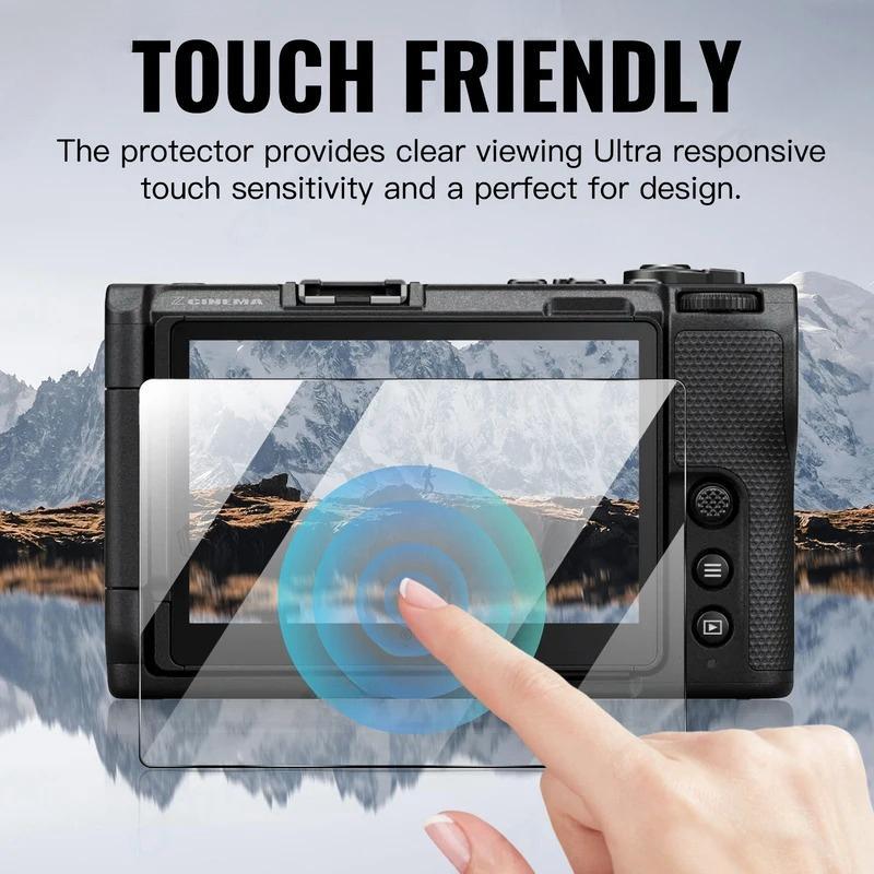 For Nikon ZR 2pcs HD Anti-Scratch Anti-Fingerprint Tempered Glass FilmTransparent