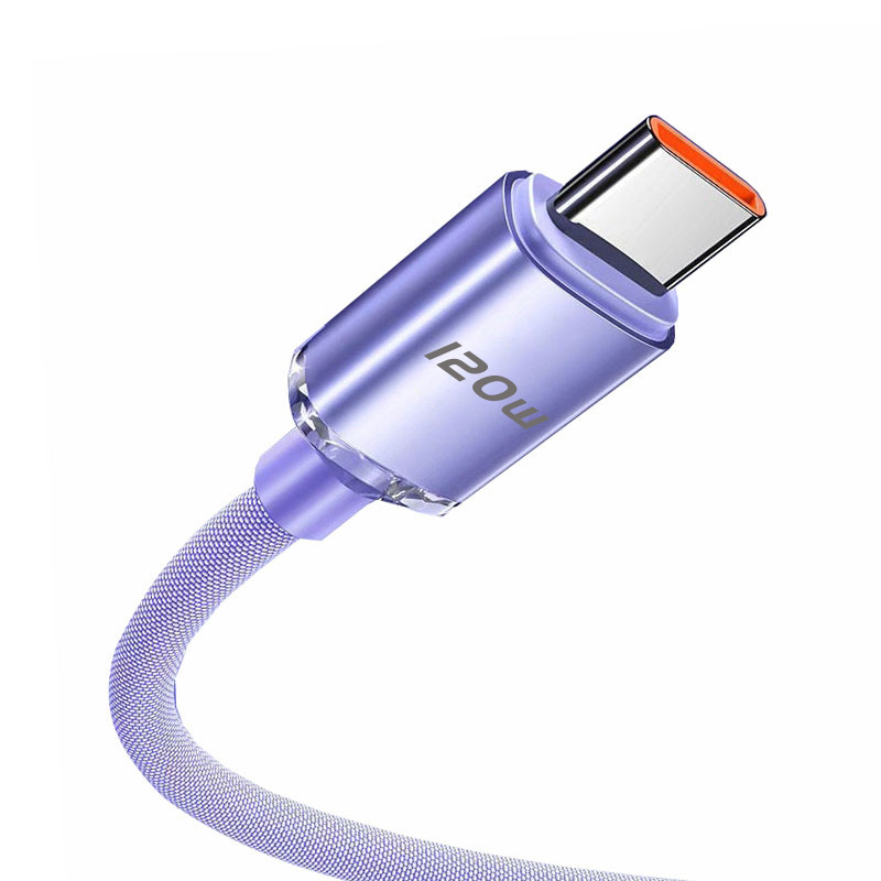 120W USB C Fast Charger Cable USB Type C Mobile Phone Super Fast Charging Data Cord For Huawei Xiaomi Samsung VIVO 0.25m/1m/2m