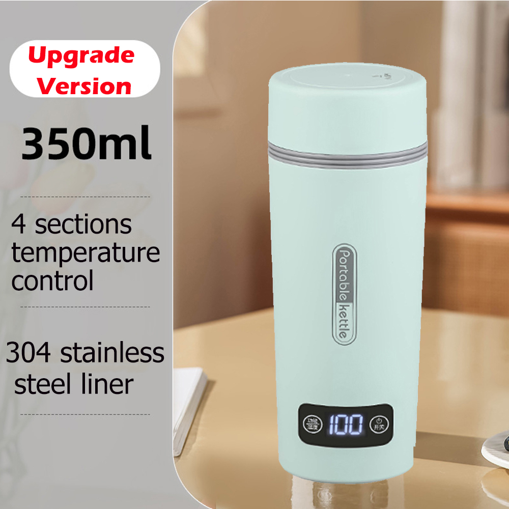 350ML Electric Heating Water Cup Portable Electric Kettle For Travel 110V/220V Tea Coffee Boil Water Keep Warm Kitchen Appliance