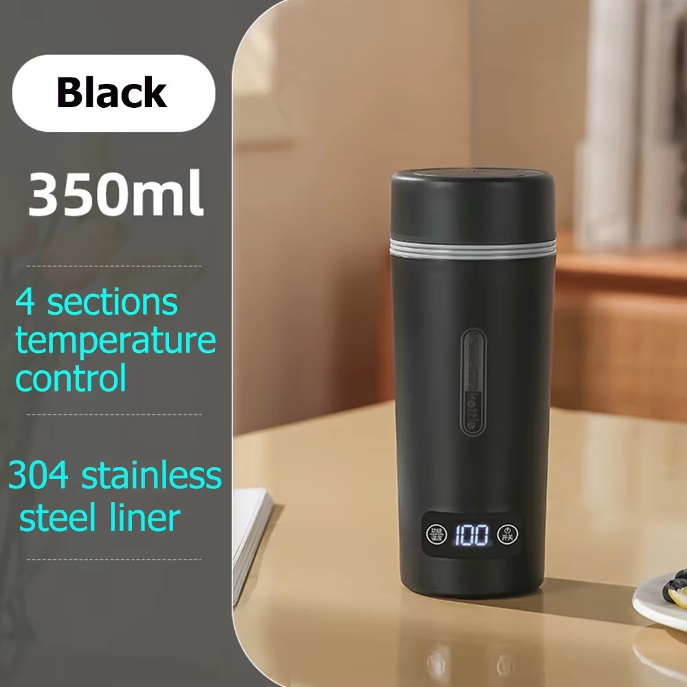350ML Electric Heating Water Cup Portable Electric Kettle For Travel 110V/220V Tea Coffee Boil Water Keep Warm Kitchen Appliance