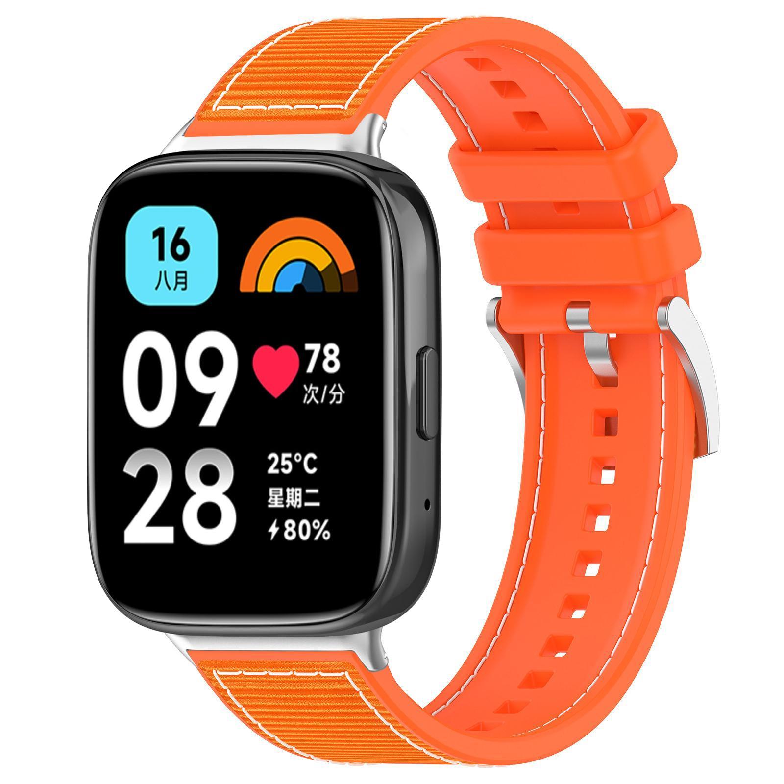 For Xiaomi Band 9 Pro-Redmi Watch6-5-4 20mm xDfind Hybrid Nylon Braid Silicone Watch BandBlack