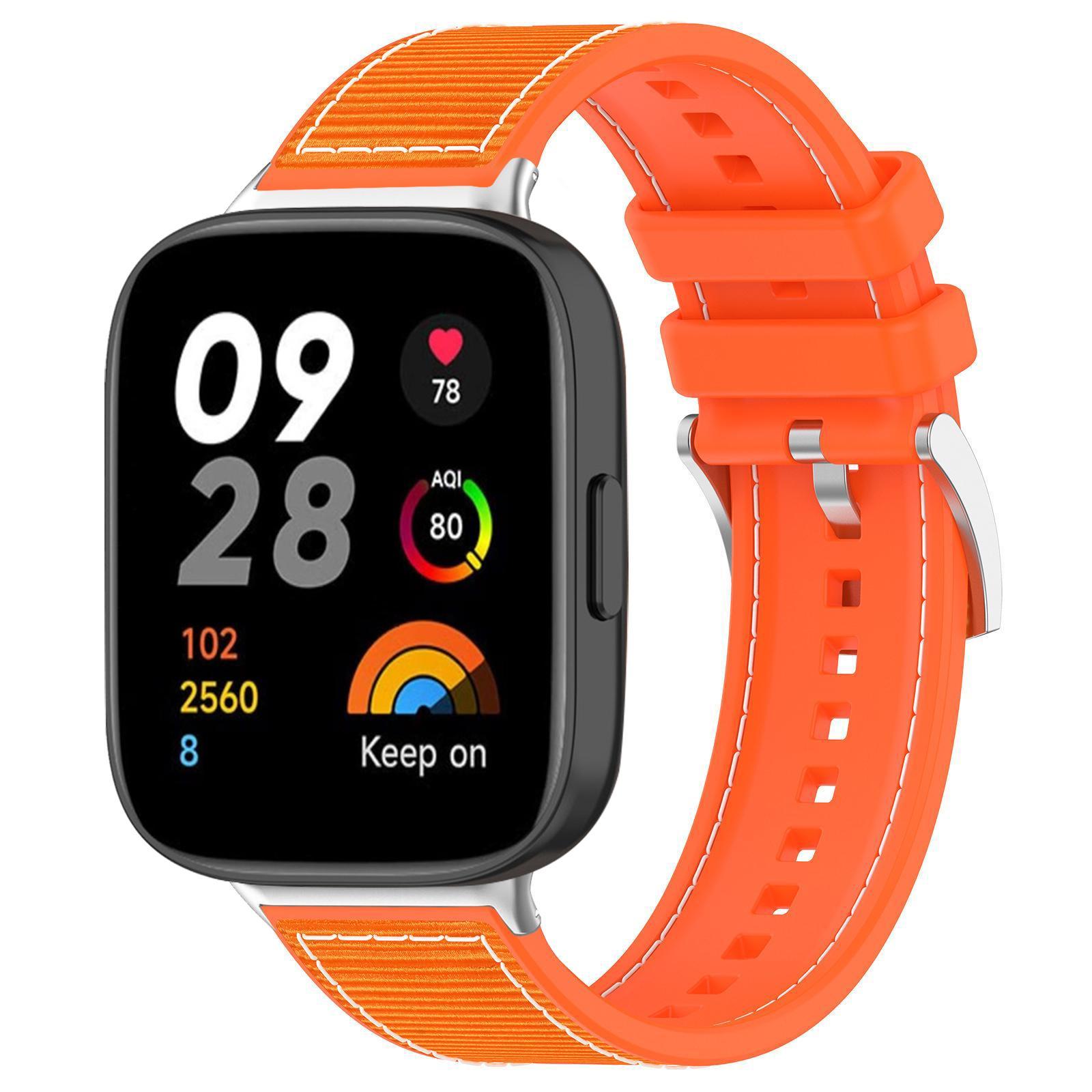 For Xiaomi Band 9 Pro-Redmi Watch6-5-4 20mm xDfind Hybrid Nylon Braid Silicone Watch BandBlack