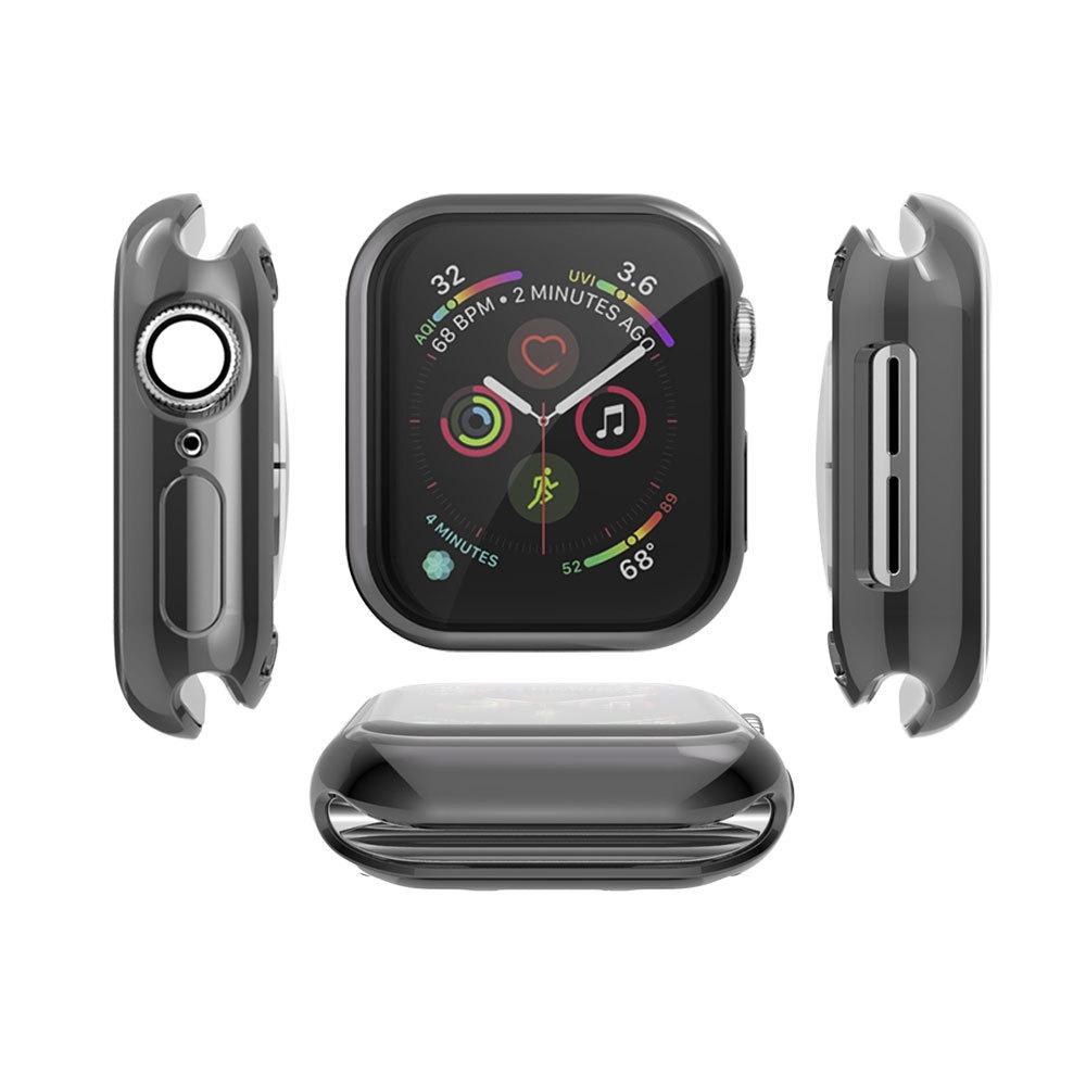 Full Coverage Plating TPU Case For Apple Watch Series 6 - 5 - 4 - Watch SE 40mmBlack