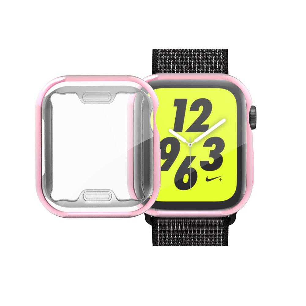 Full Coverage Plating TPU Case For Apple Watch Series 6 - 5 - 4 - Watch SE 40mmBlack