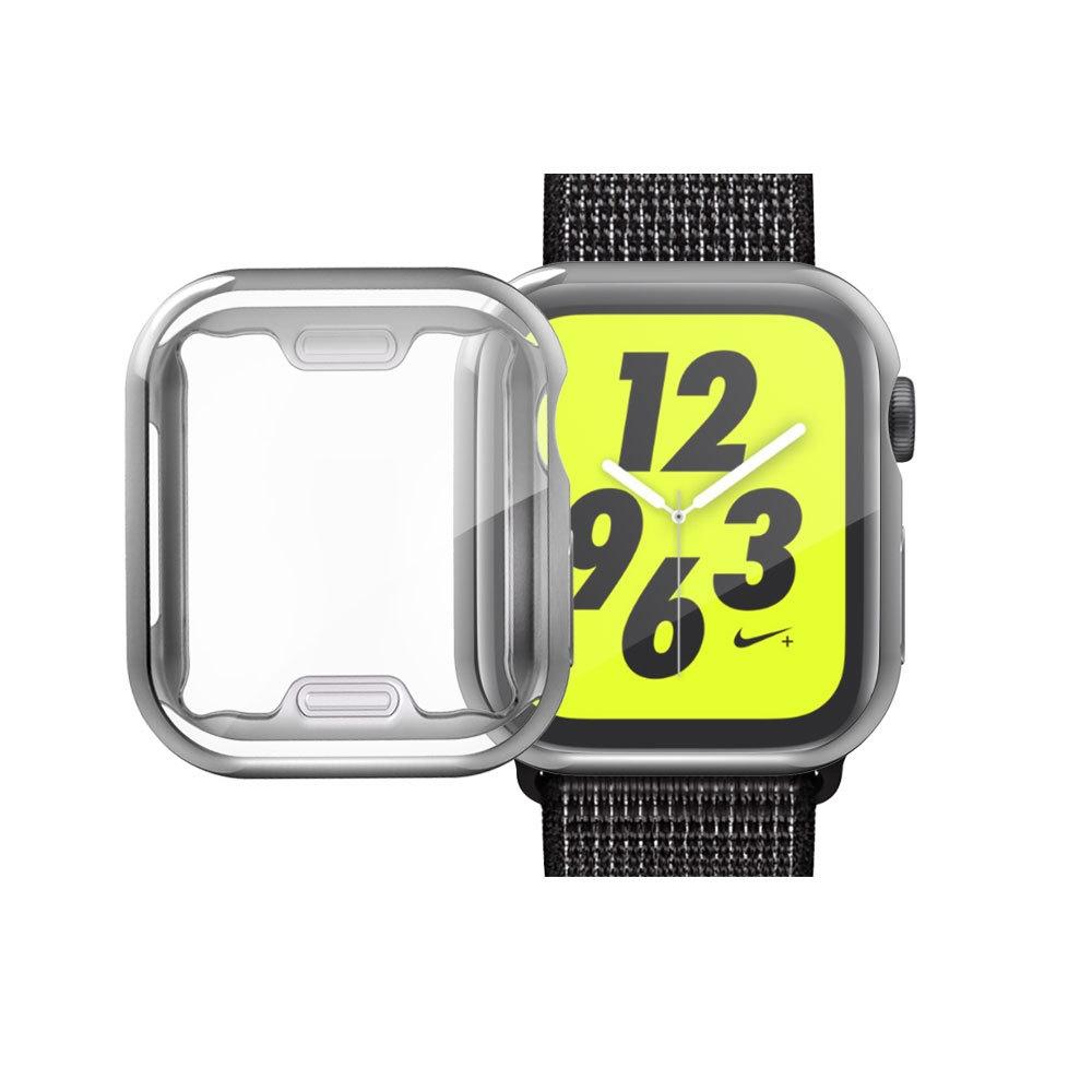 Full Coverage Plating TPU Case For Apple Watch Series 6 - 5 - 4 - Watch SE 40mmBlack