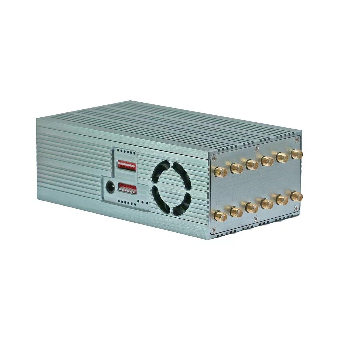 JAX-121P-12 2G-3G-4G-5G-2.4Ghz-5Ghz WIFI-GPS Signal JammerGrey