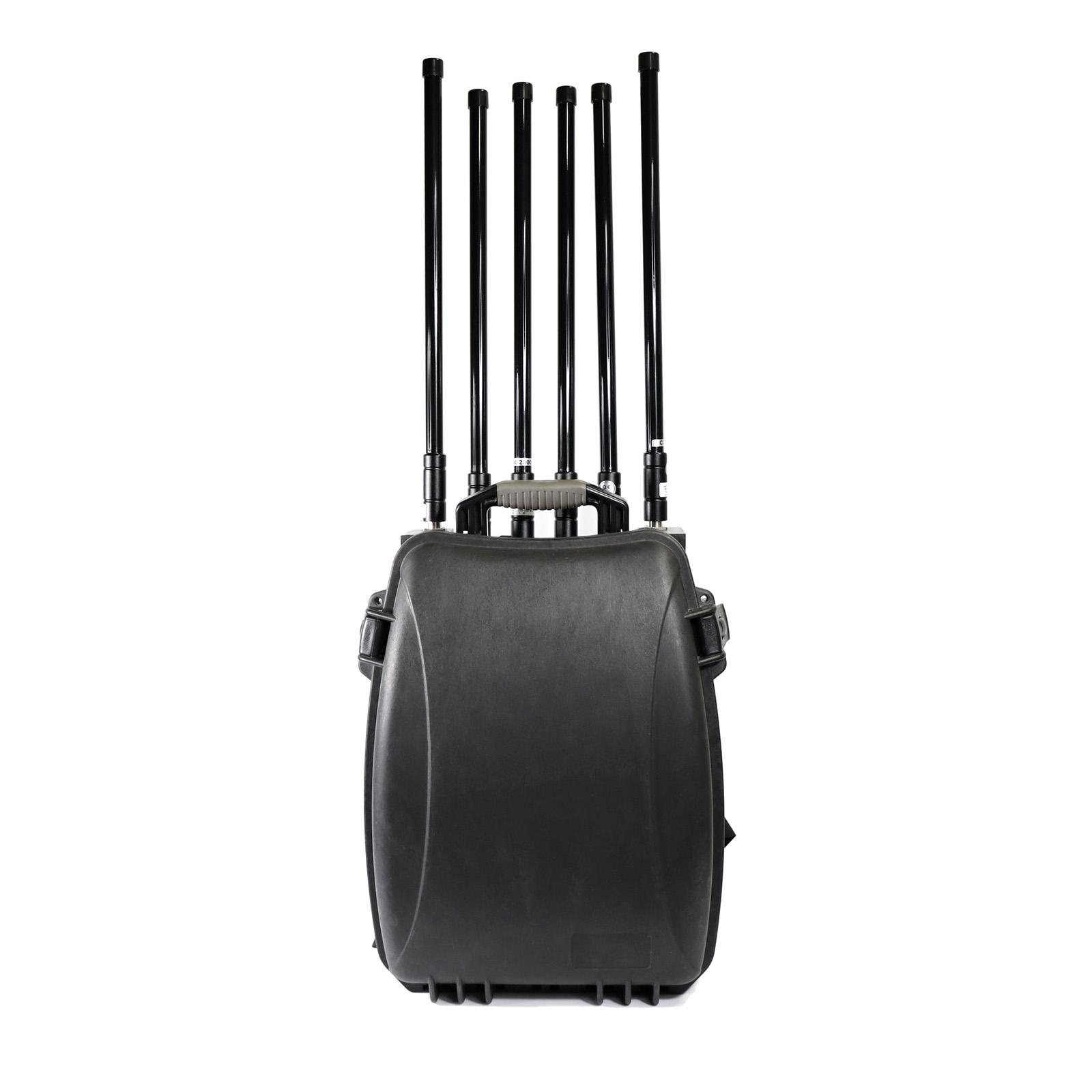 JAX-121P-12 2G-3G-4G-5G-2.4Ghz-5Ghz WIFI-GPS Signal JammerGrey