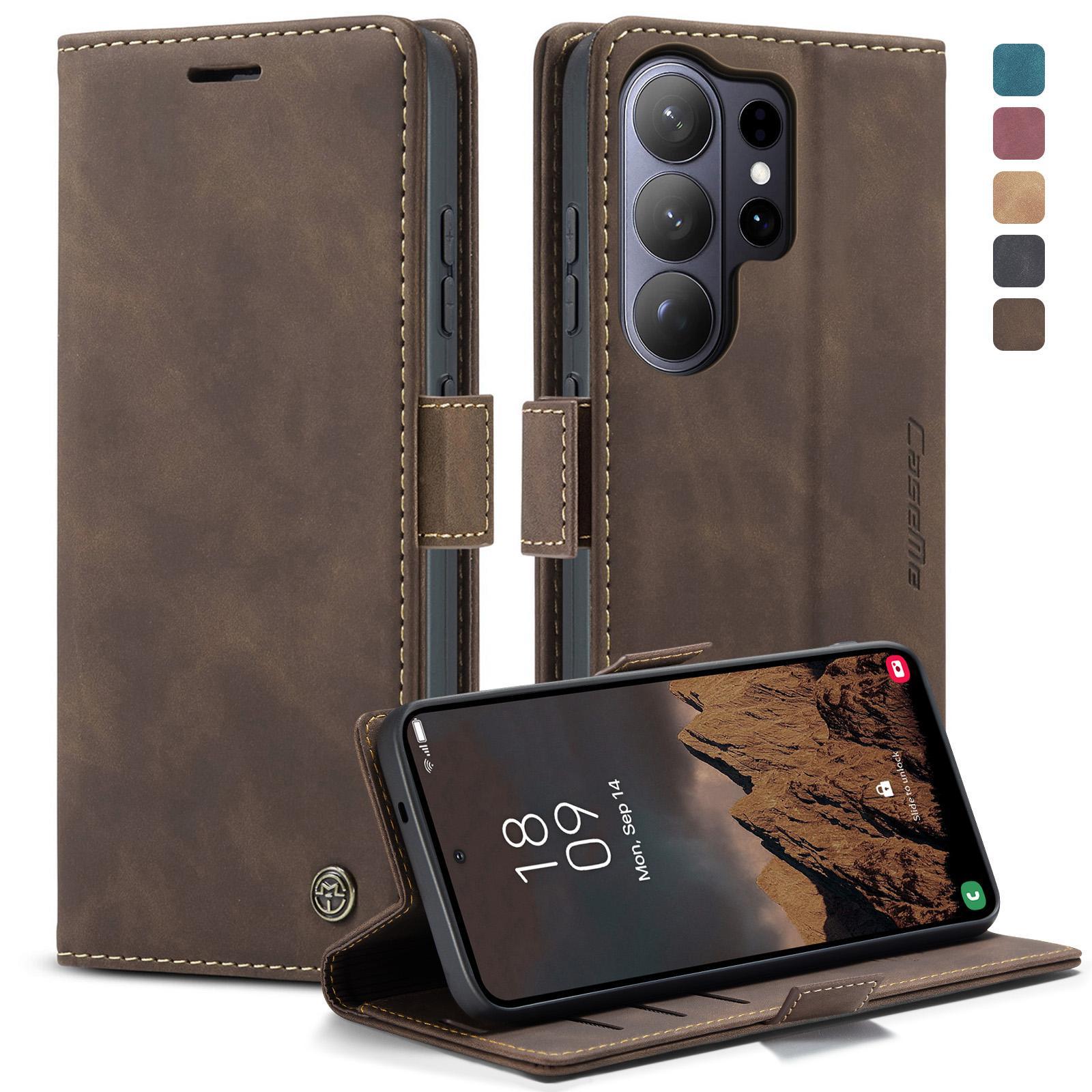 For Samsung Galaxy S25+ 5G CaseMe 013 Multifunctional Horizontal Flip Leather Phone CaseBlue