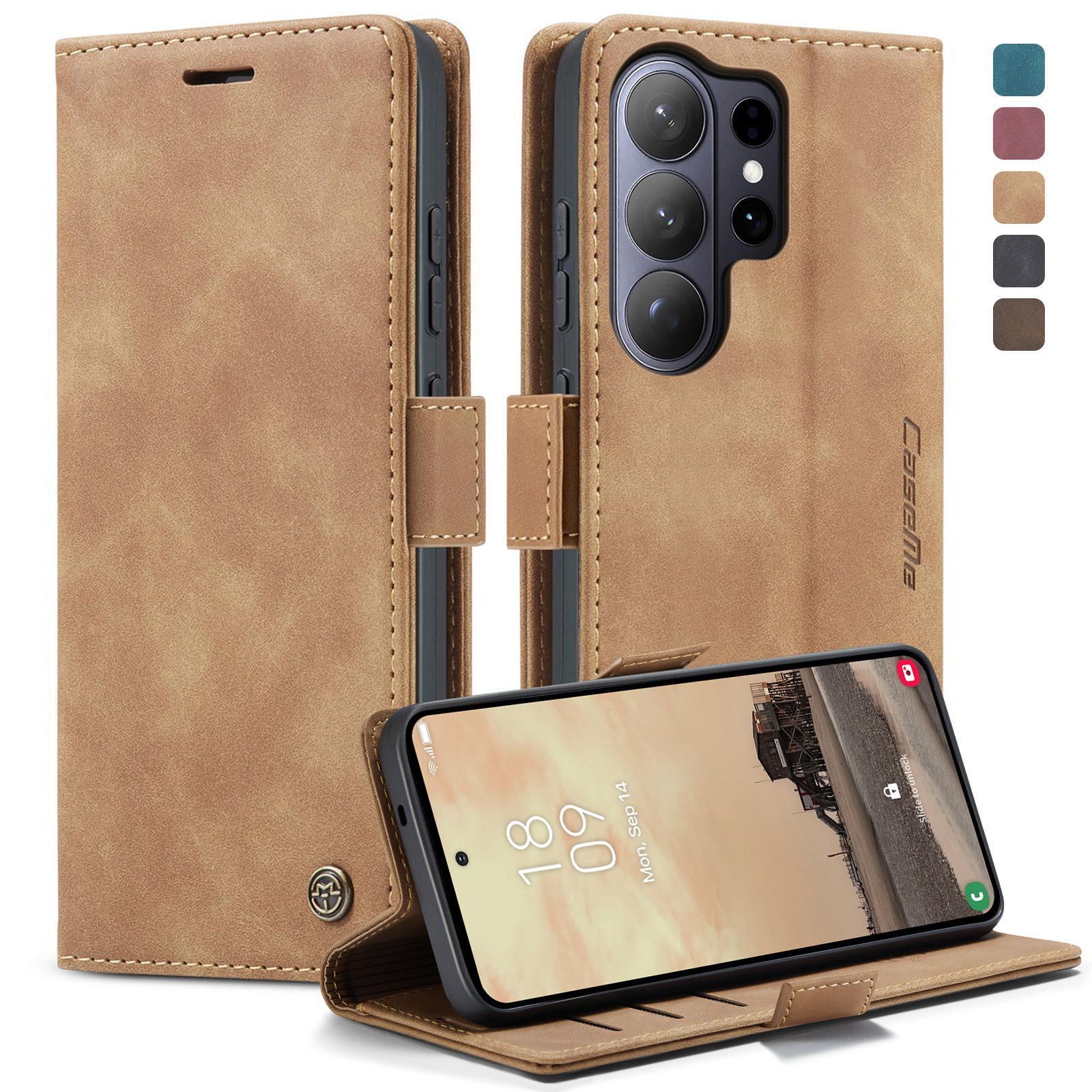 For Samsung Galaxy S25+ 5G CaseMe 013 Multifunctional Horizontal Flip Leather Phone CaseBlue