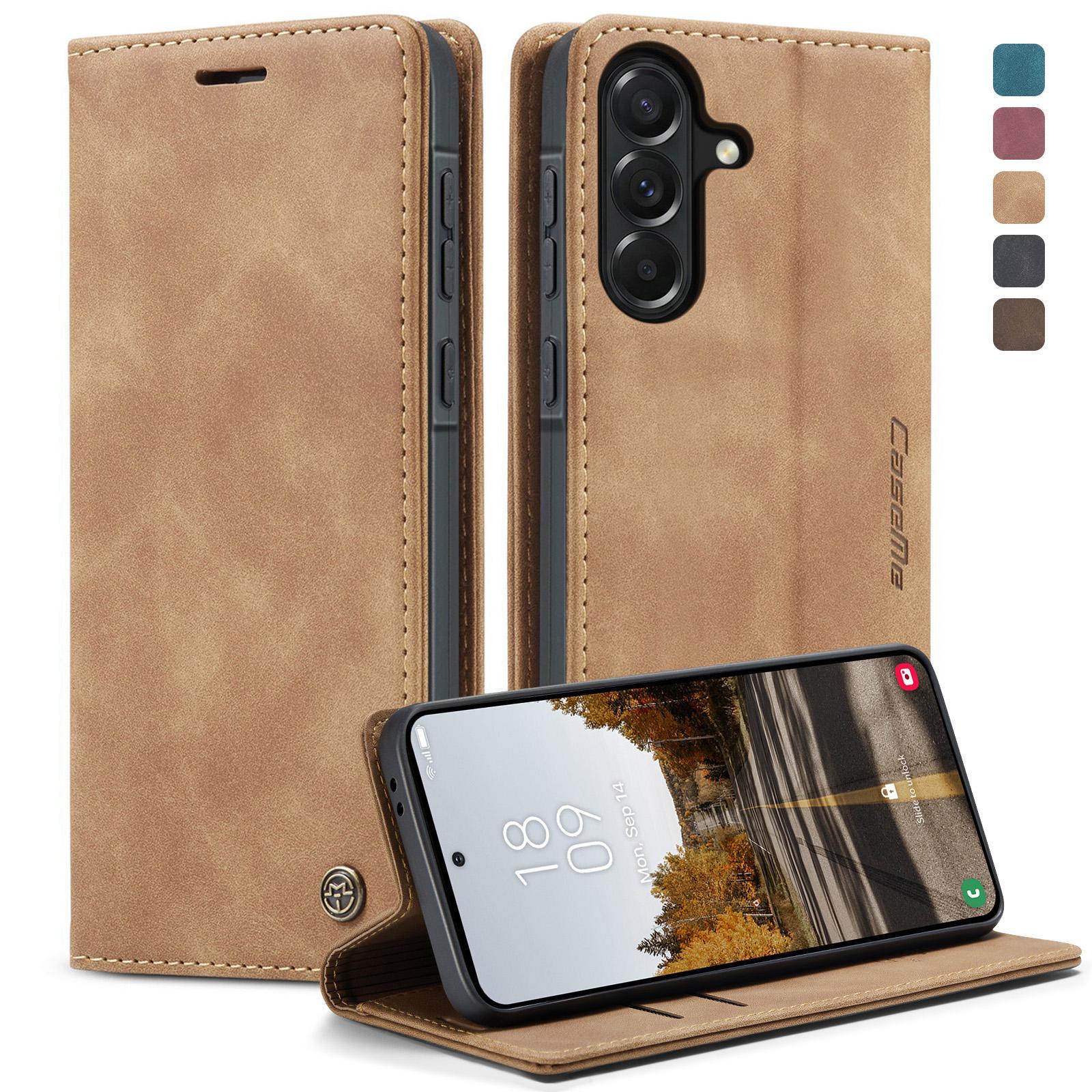 For Samsung Galaxy S25+ 5G CaseMe 013 Multifunctional Horizontal Flip Leather Phone CaseBlue