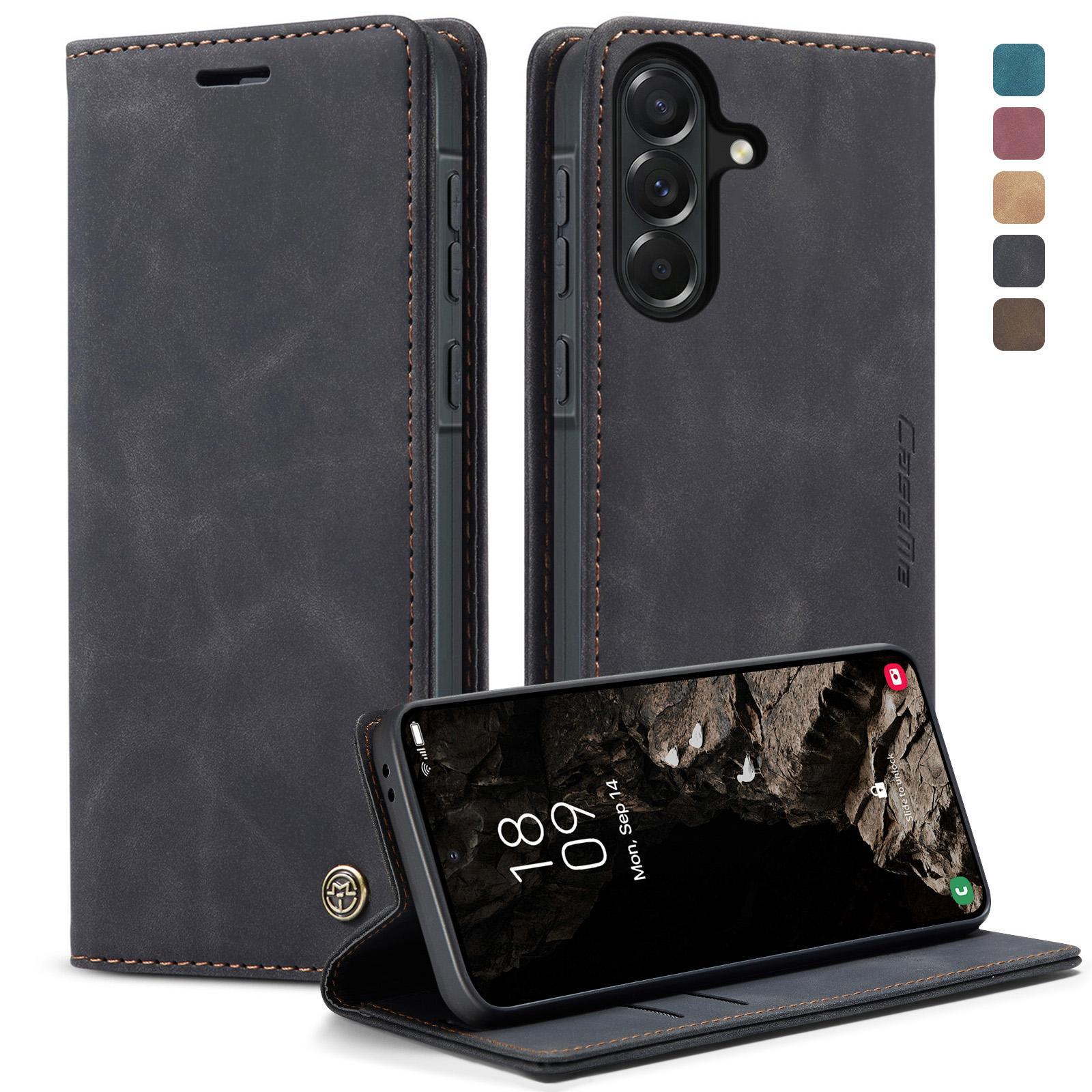 For Samsung Galaxy S25+ 5G CaseMe 013 Multifunctional Horizontal Flip Leather Phone CaseBlue