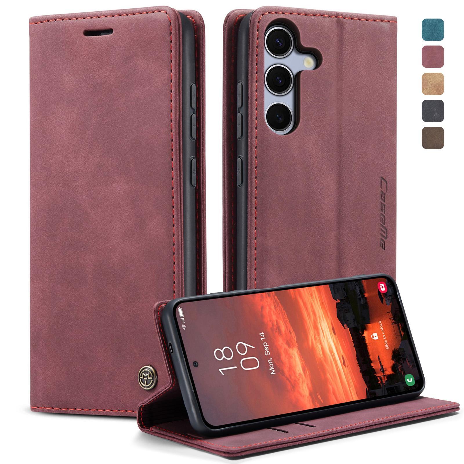 For Samsung Galaxy S25+ 5G CaseMe 013 Multifunctional Horizontal Flip Leather Phone CaseBlue