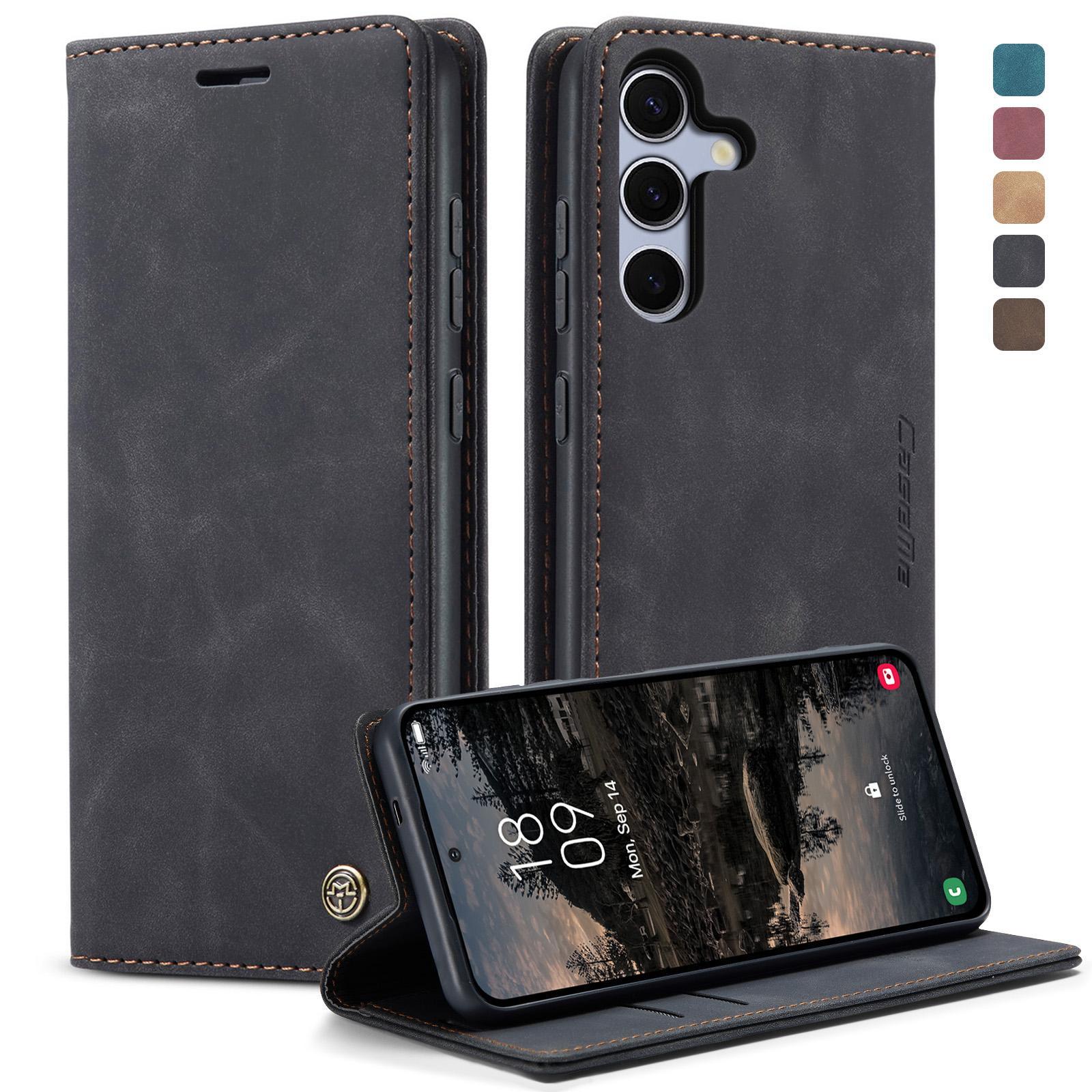 For Samsung Galaxy S25+ 5G CaseMe 013 Multifunctional Horizontal Flip Leather Phone CaseBlue