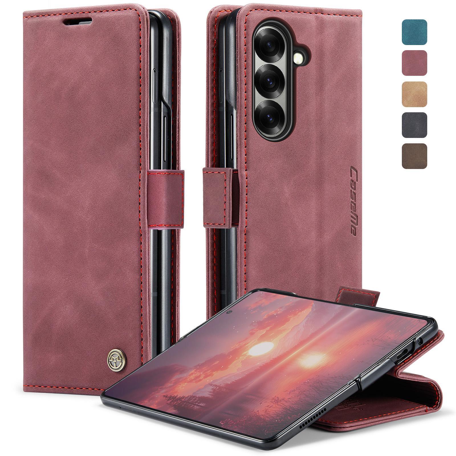 For Samsung Galaxy S25+ 5G CaseMe 013 Multifunctional Horizontal Flip Leather Phone CaseBlue