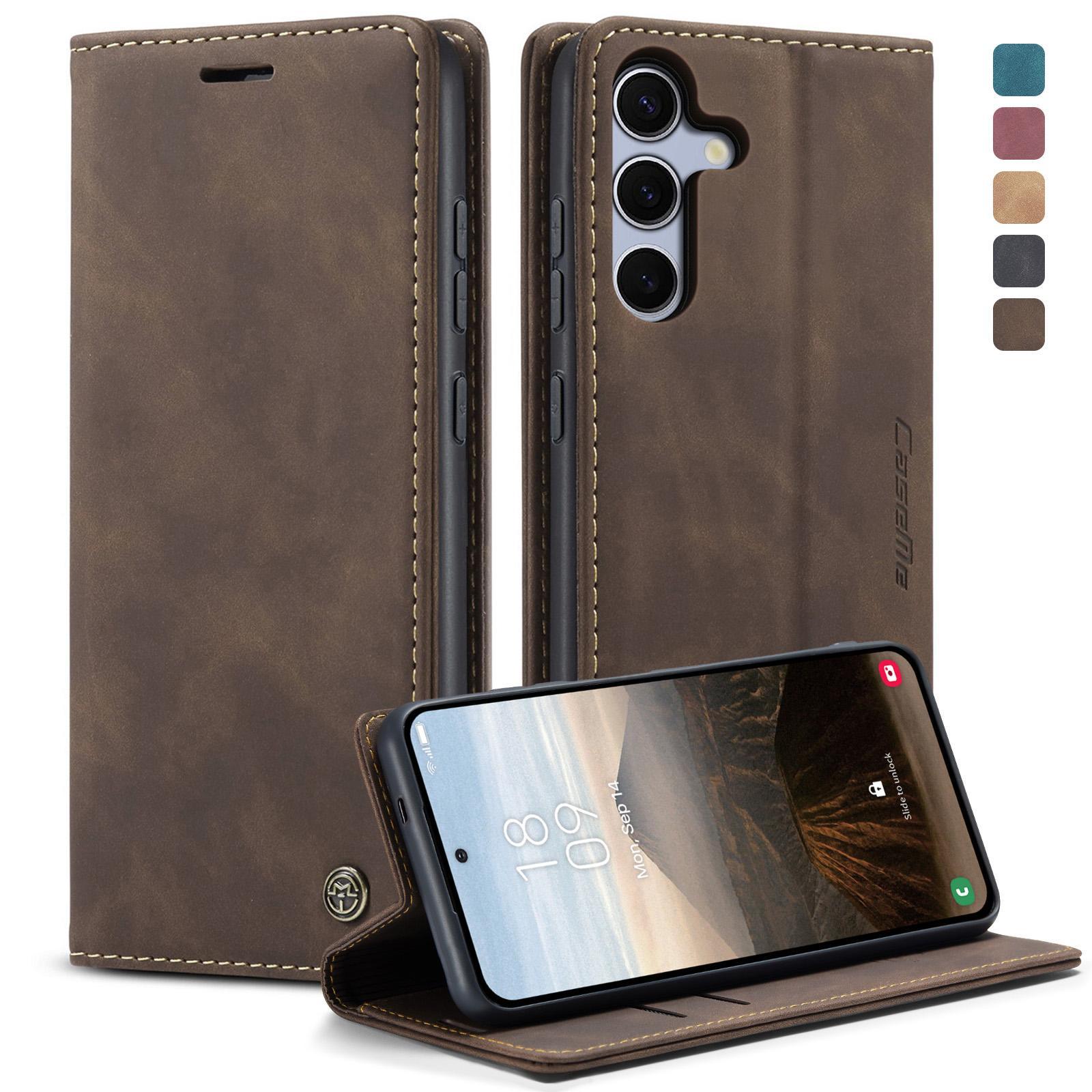 For Samsung Galaxy S25+ 5G CaseMe 013 Multifunctional Horizontal Flip Leather Phone CaseBlue