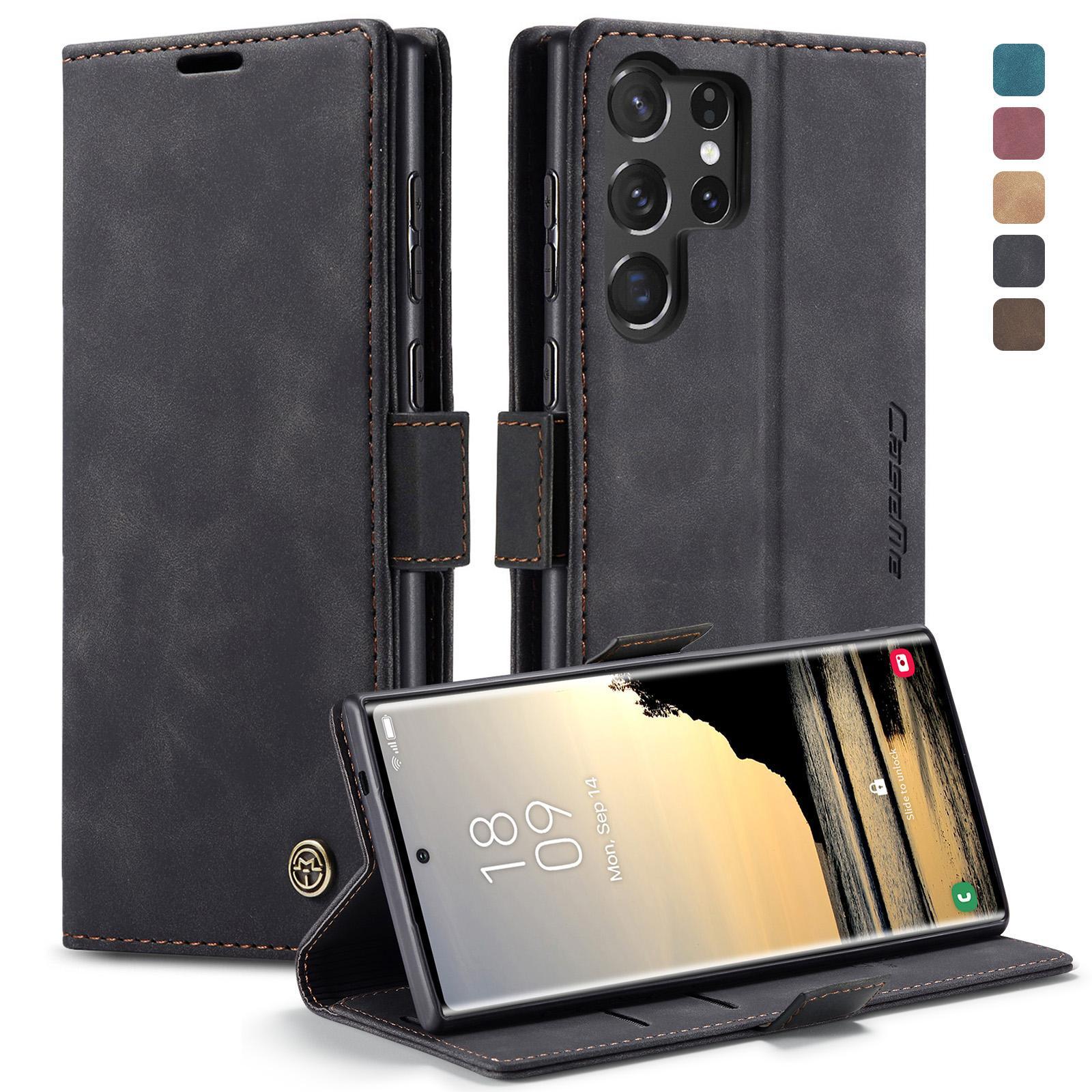 For Samsung Galaxy S25+ 5G CaseMe 013 Multifunctional Horizontal Flip Leather Phone CaseBlue