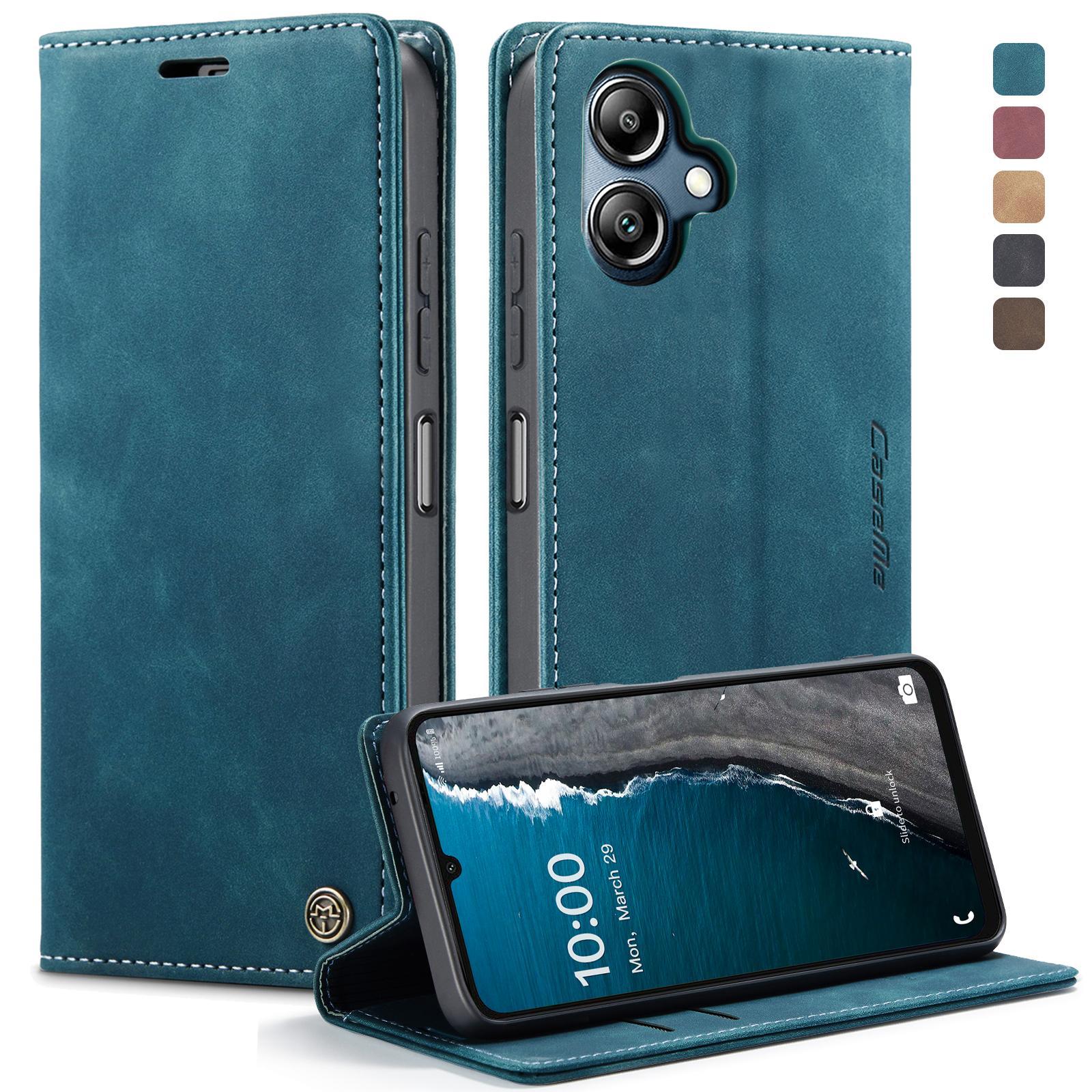 For Samsung Galaxy S25+ 5G CaseMe 013 Multifunctional Horizontal Flip Leather Phone CaseBlue