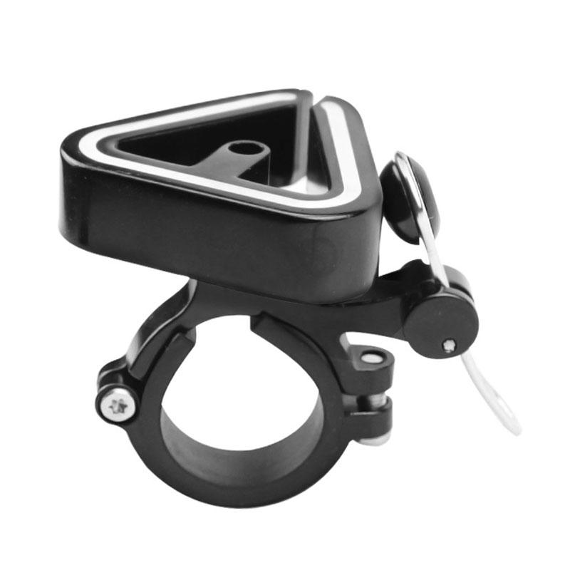n+1 mountain bike bell universal triangle copper bell, color: clip ring black