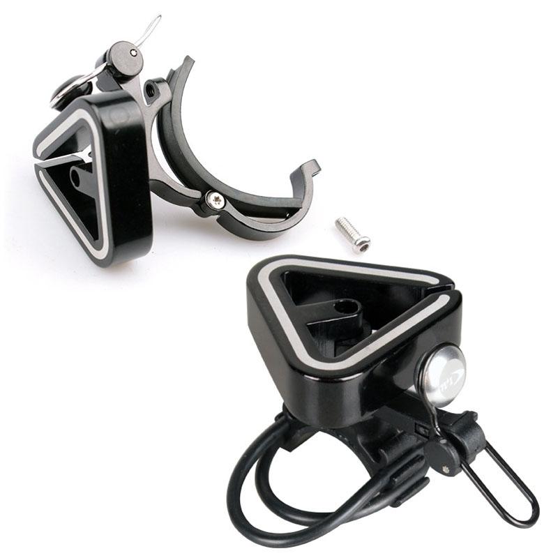 N+1 Mountain Bike Bell Universal Triangle Copper Bell, Color: Clip Ring Black