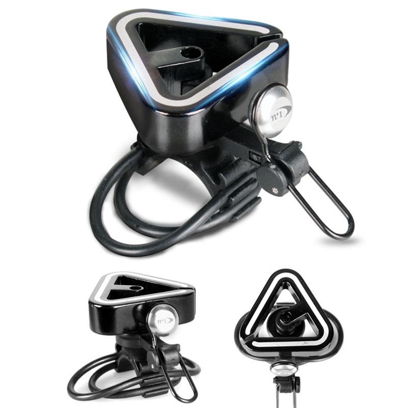 N+1 Mountain Bike Bell Universal Triangle Copper Bell, Color: Clip Ring Black