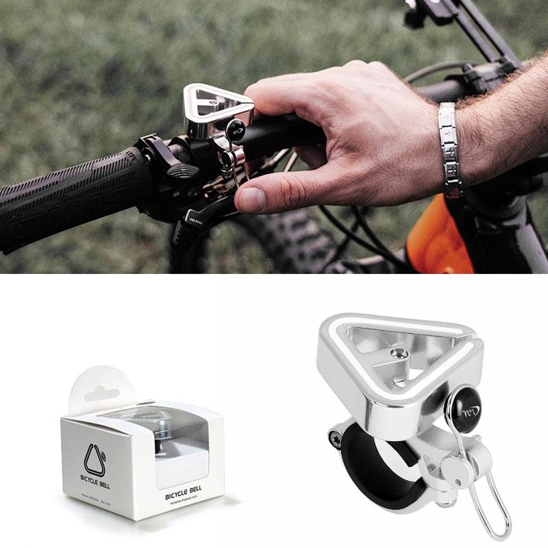 N+1 Mountain Bike Bell Universal Triangle Copper Bell, Color: Clip Ring Black