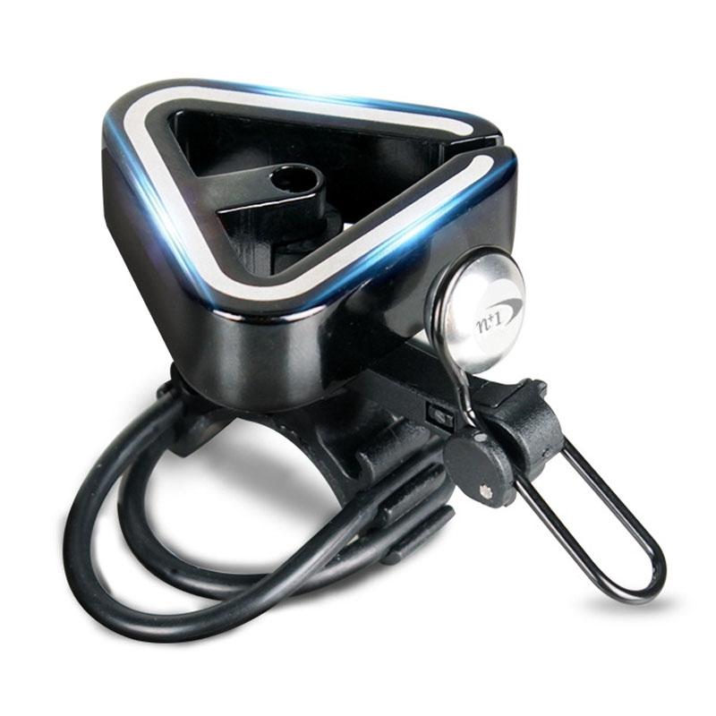 N+1 Mountain Bike Bell Universal Triangle Copper Bell, Color: Clip Ring Black