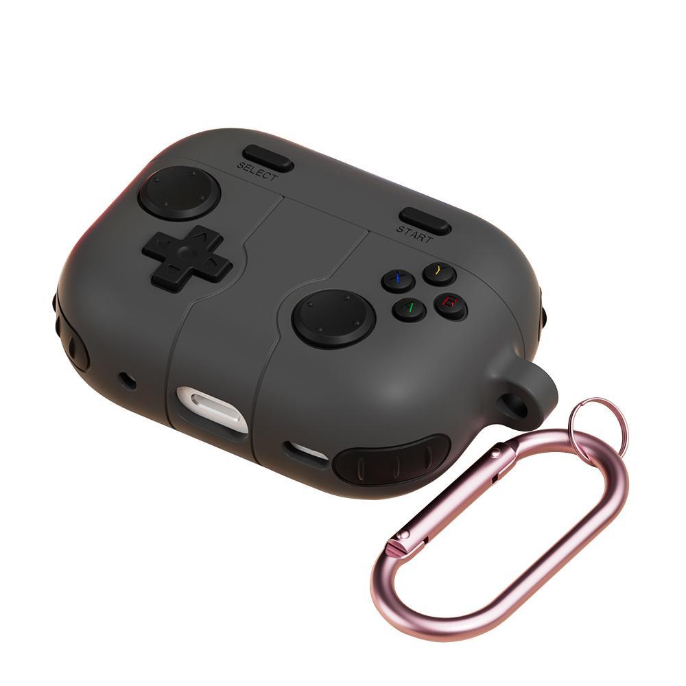for airpods pro 3 game console style wireless earphone silicone casedark grey