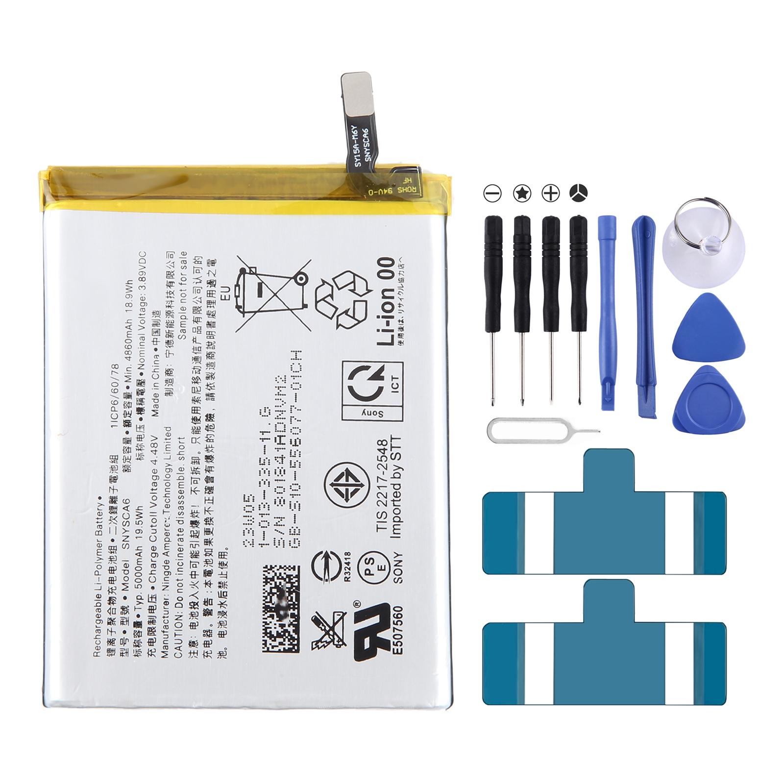 for sony xperia 1 iv mark4 snysca6 5000mah battery replacement