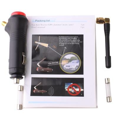 Portable Car GPS Signal Jammer with Switch Coverage: 0.5~15 metersBlack