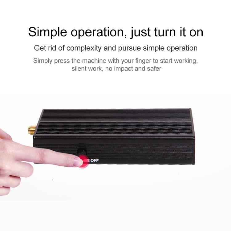 101B Black, Mini Portable WiFi-2.4G Signal Jammer Coverage: 5~10 metersBlack