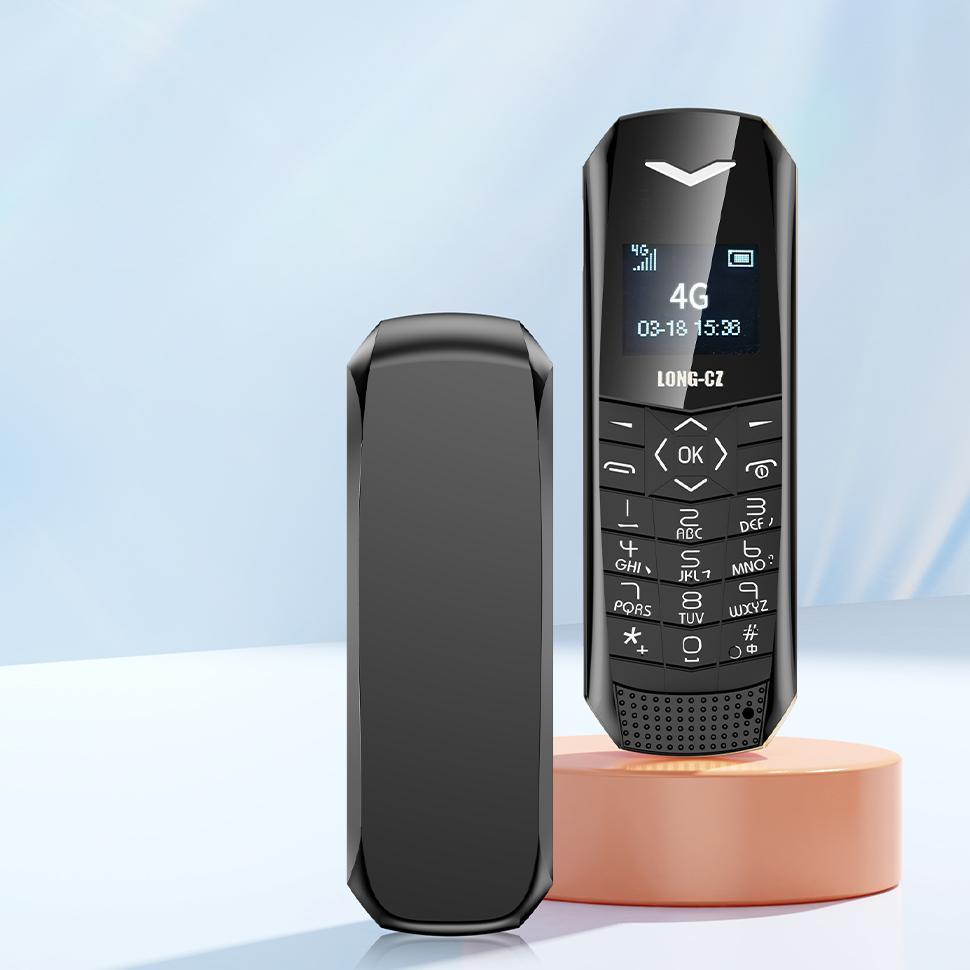LONG-CZ J60 4G Mini Phone, 1.77 inch Unisoc T107, 21 Keys, Network: 4G, Single SIM Black