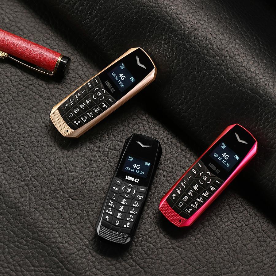 LONG-CZ J60 4G Mini Phone, 1.77 inch Unisoc T107, 21 Keys, Network: 4G, Single SIM Black