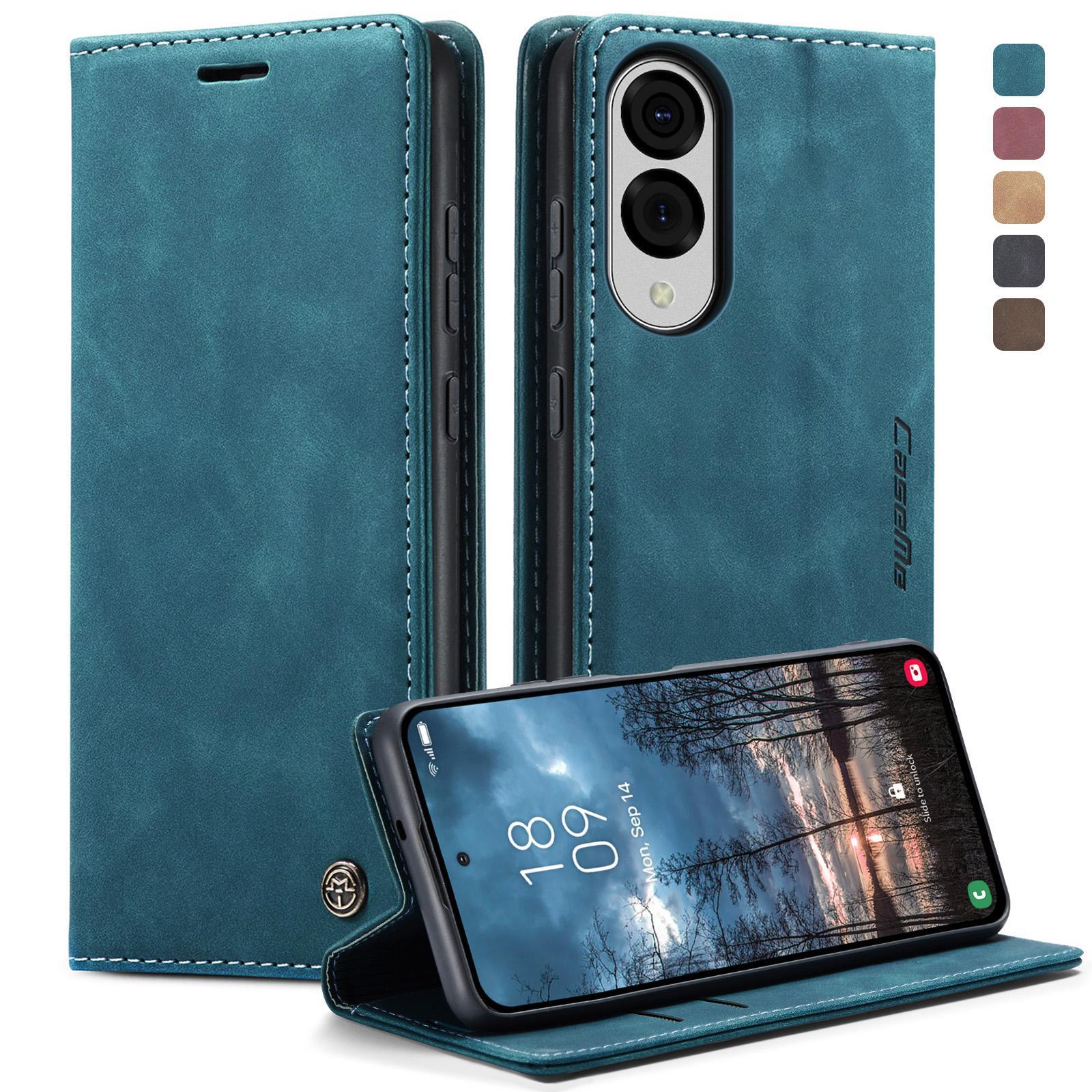 For Samsung Galaxy S25 5G CaseMe 013 Multifunctional Horizontal Flip Leather Phone CaseBlue